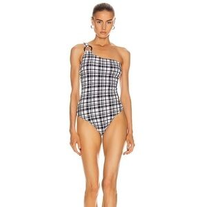 NWT SOLID & STRIPED Juliana Swim
Puckered Madras